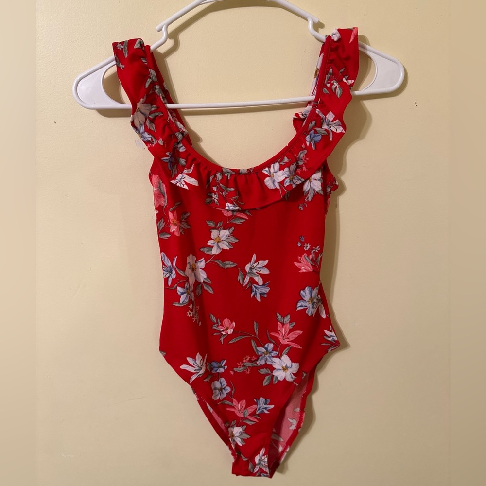 H&M ruffled bodysuit